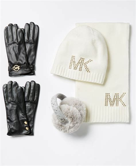 michael kors leather ornament gloves|mk gloves.